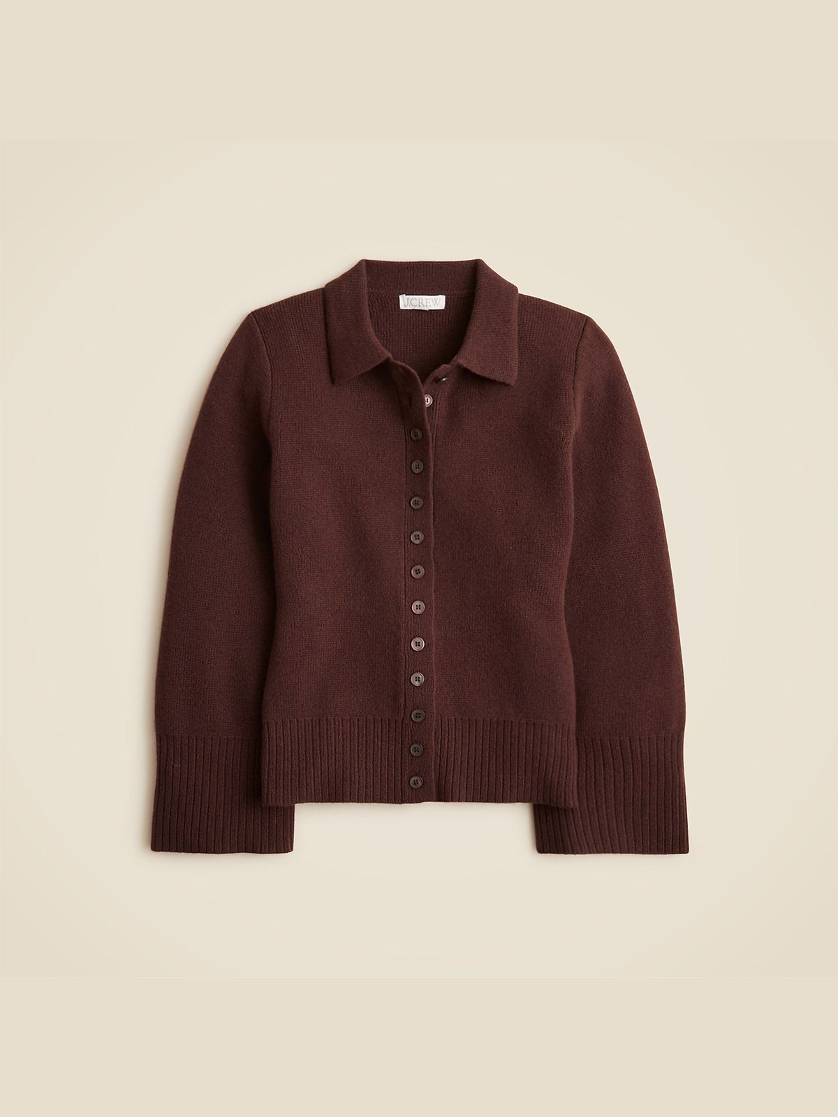 Milano-Stitch Cinched-Waist Cardigan