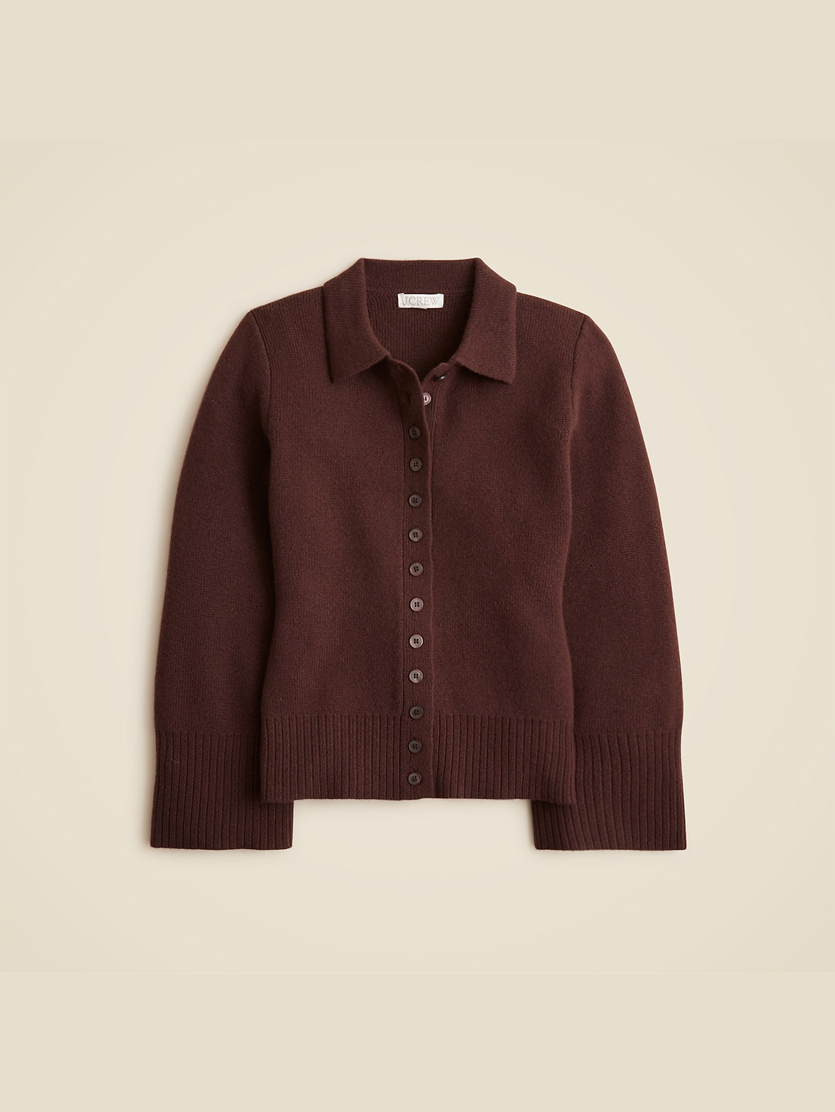 Milano-Stitch Cinched-Waist Cardigan