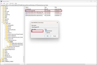Disable UDP for Windows 11 Remote Desktop