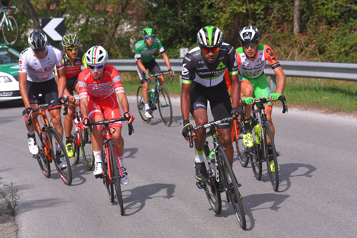 Mekseb Debesay (Dimension Data) in the breakaway