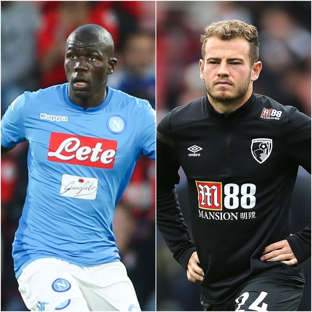 Kalidou Koulibaly and Ryan Fraser