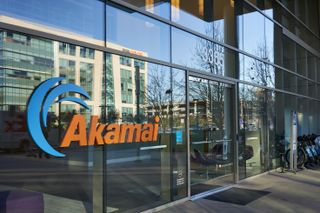 Akamai building with logo