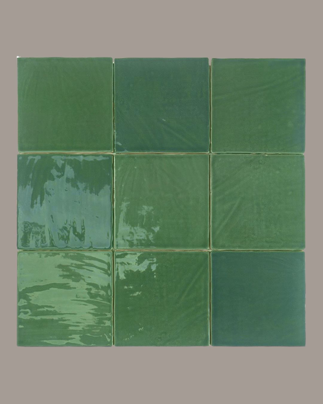 Stonehouse Studio Retford Green Gloss Wall Tiles.