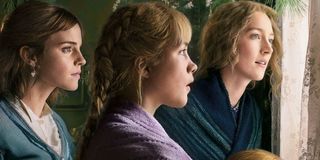 Emma Watson, Florence Pugh, Saoirse Ronan on the Little Women Poster