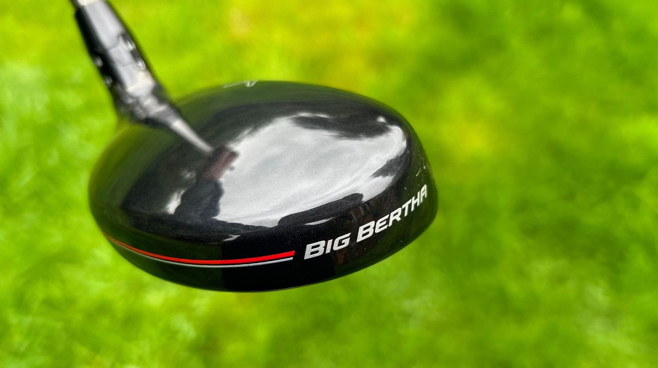 Callaway 2023 Big Bertha Hybrid and its club head detailing