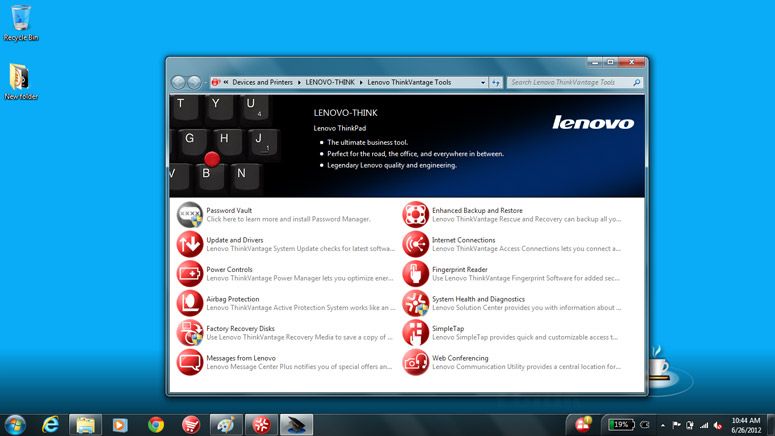 Lenovo Thinkvantage Toolbox Windows 7