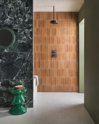 how to choose bathroom flooring grey porcelain tiles by Mandarin Stone