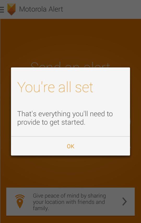 Motorola Alert setup