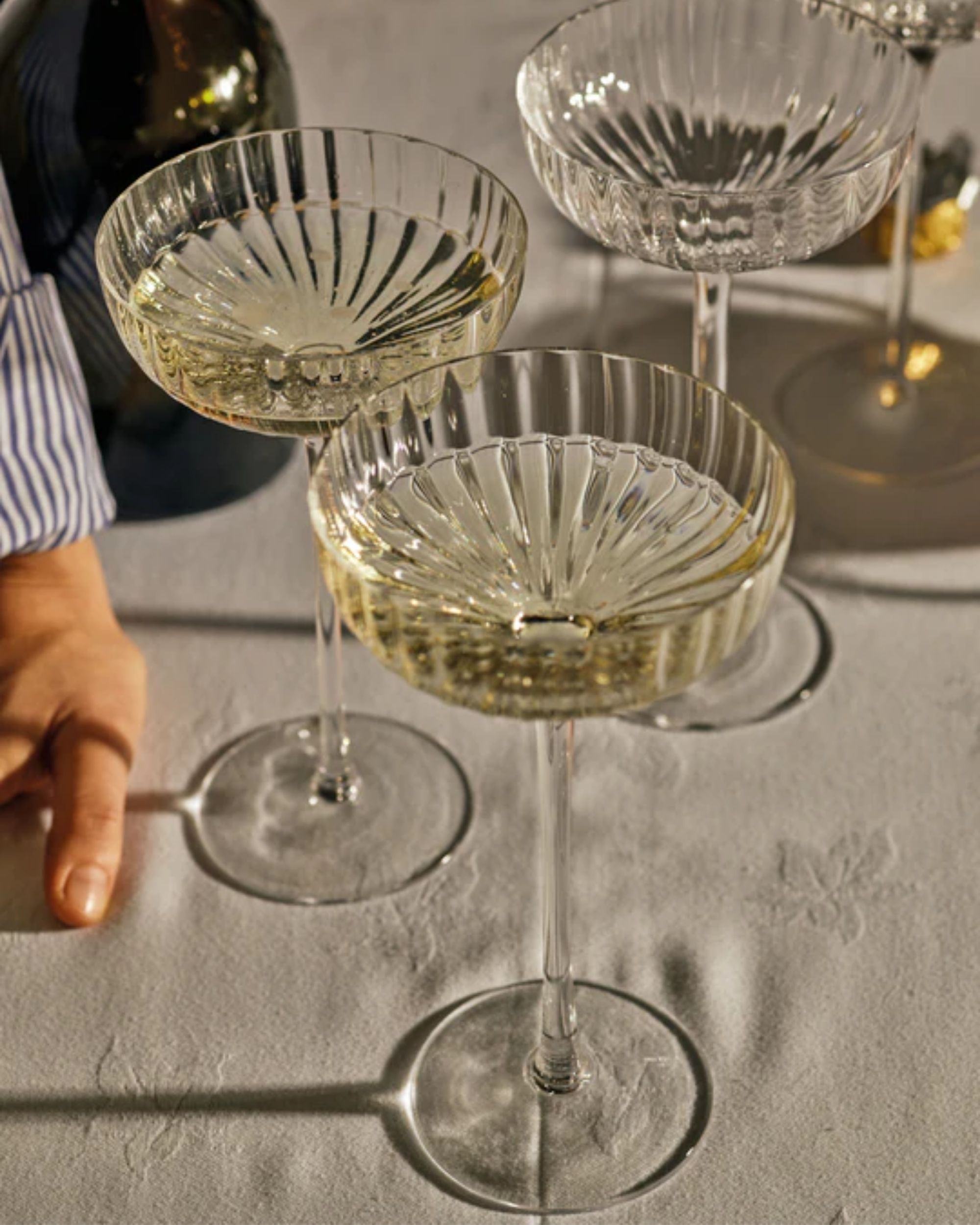 Rowen &amp;amp; Wren, Isla Fluted Champagne Coupe, Set of Two