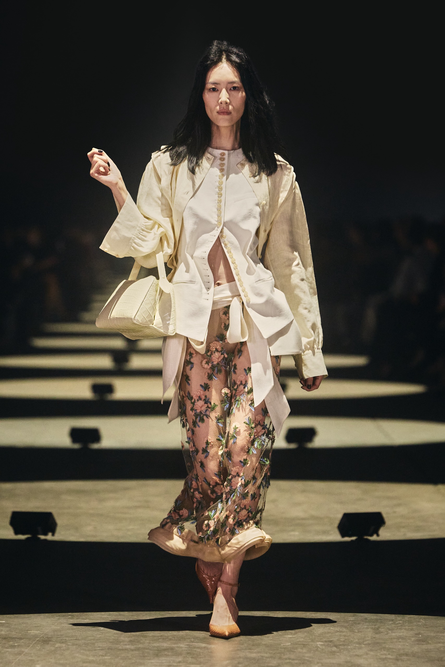 Khaite S/S 27, exposed underwear trend