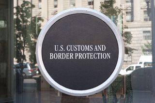 Logo for the US Customs and Border Protection federal agency