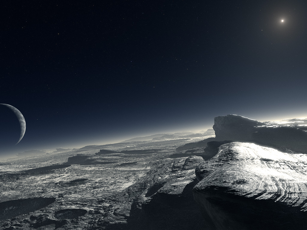 Pluto Artist&#039;s Impression