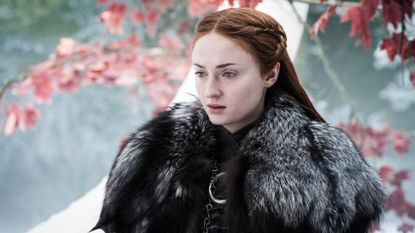 Sophie Turner as Sansa Stark in Game of Thrones