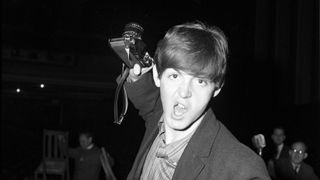 Paul McCartney with Pentax Spotmatic