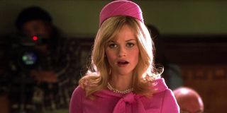 Reese Witherspoon as Elle Woods in pink in Legally Blonde