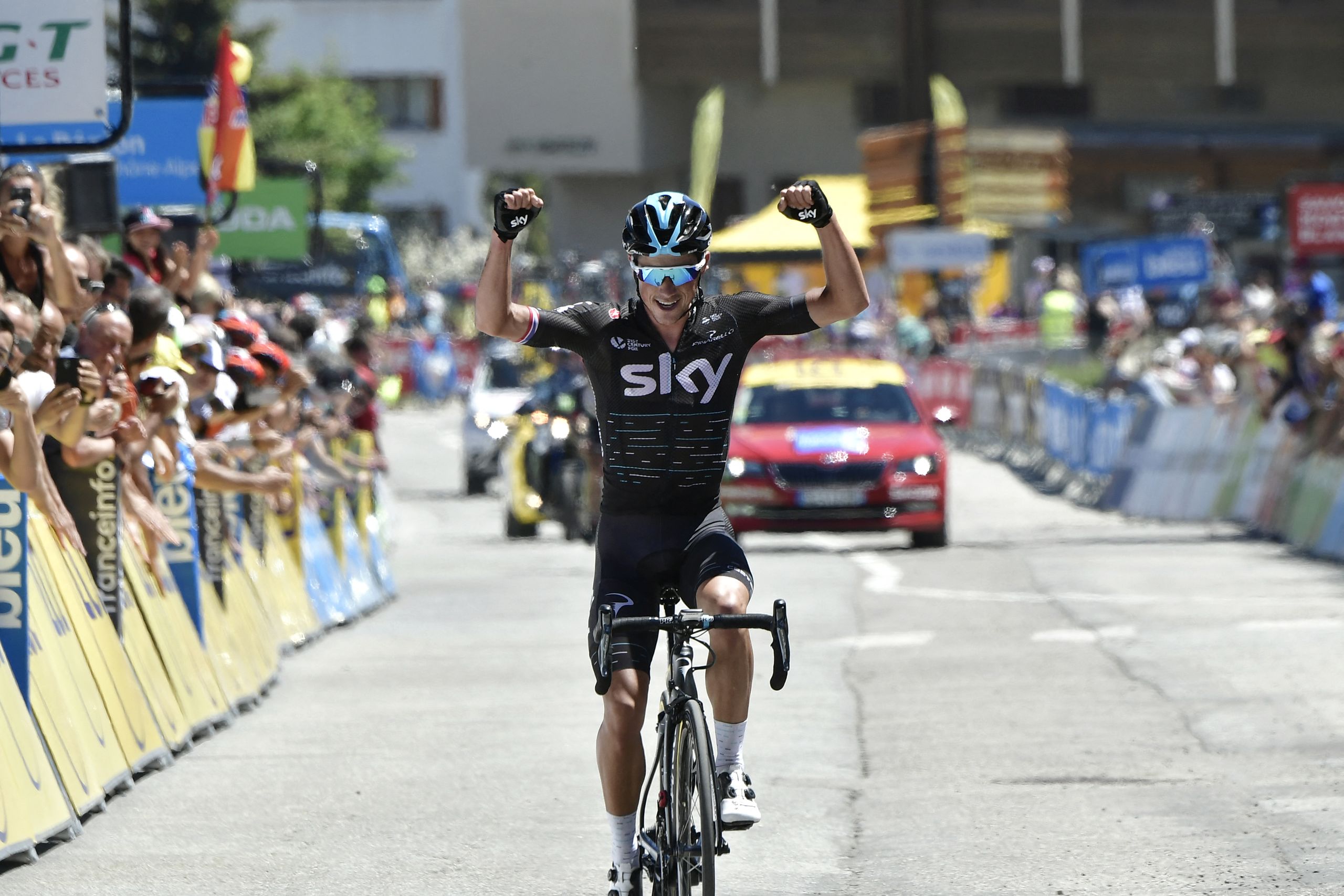 Pete Kennaugh a jeho triumf na Alpě d'Huez přes Col de Sarenne