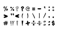 Punctuation marks