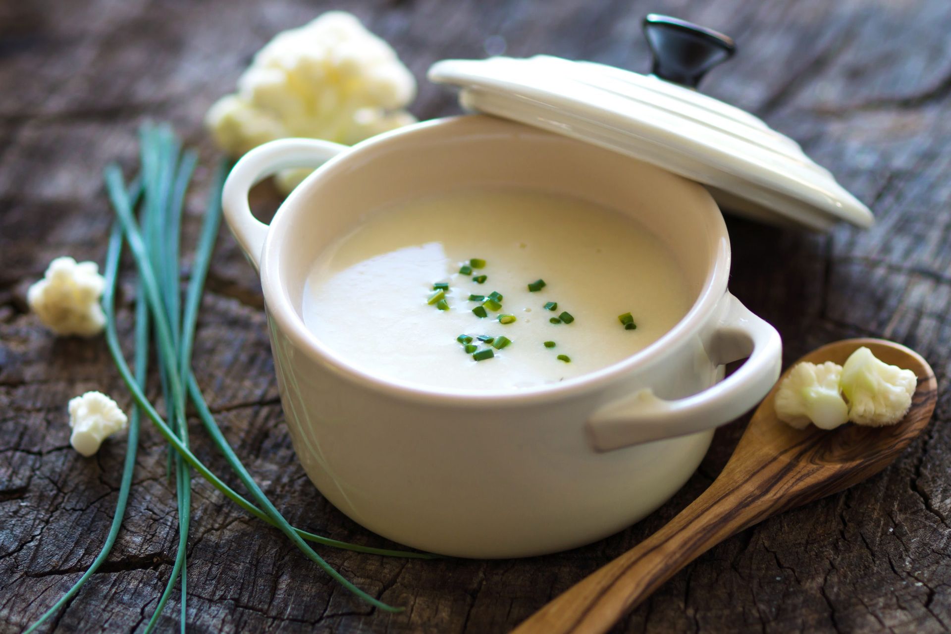 Slimming World's Cauliflower cheese soup a winter warmer British