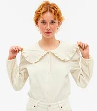 Statement collar shirt, £35, Monki
