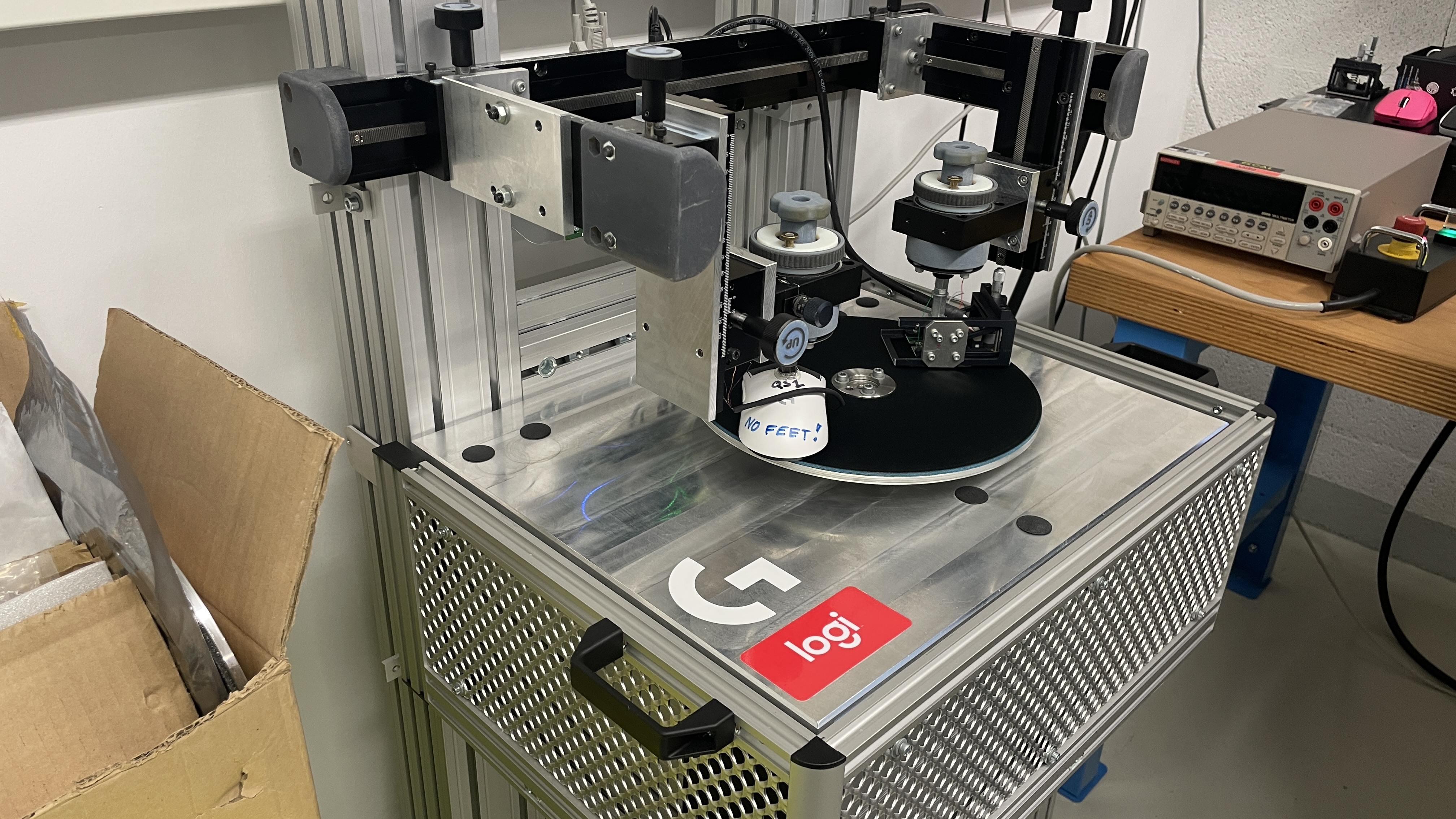 Logitech's gaming mouse testing labs