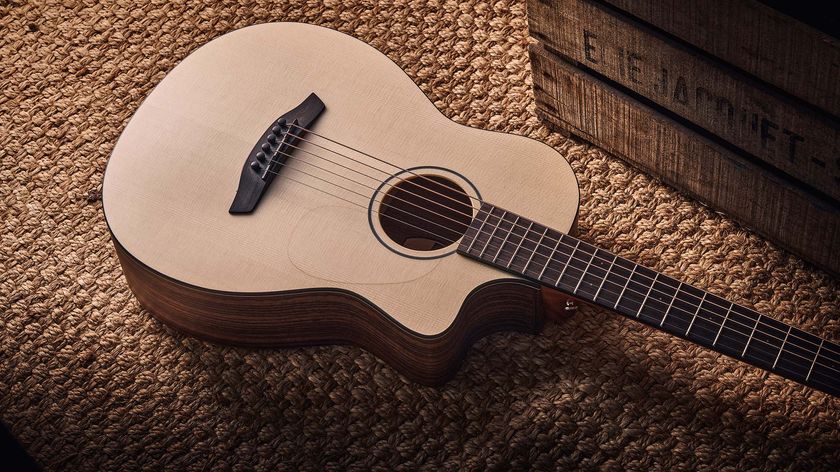 Furch Pioneer-ER A: the meticulously built, all-solid travel guitar has an A-grade Engelmann spruce top and Indian rosewood back and sides.