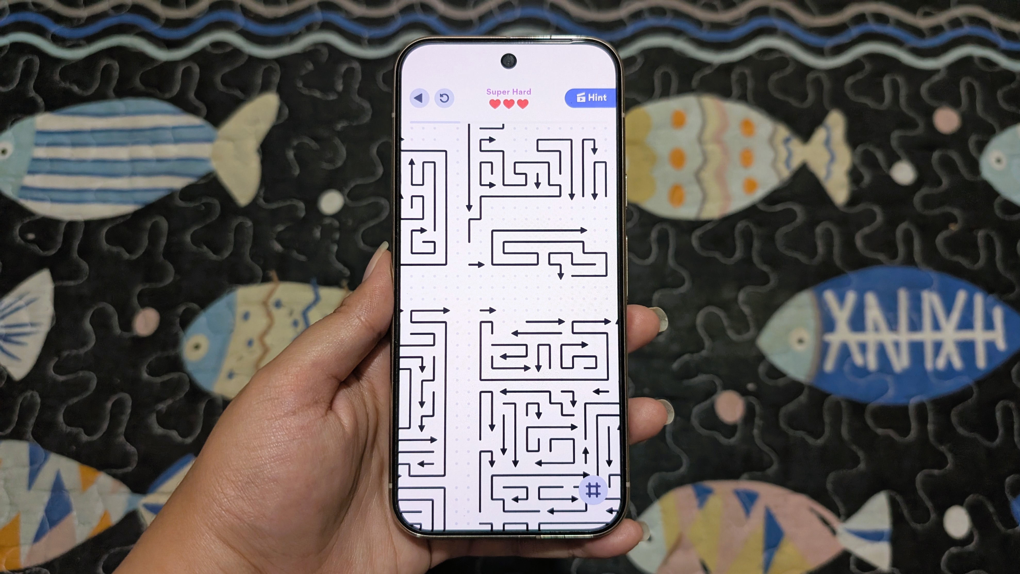 Casual Android game on Pixel 10 Pro