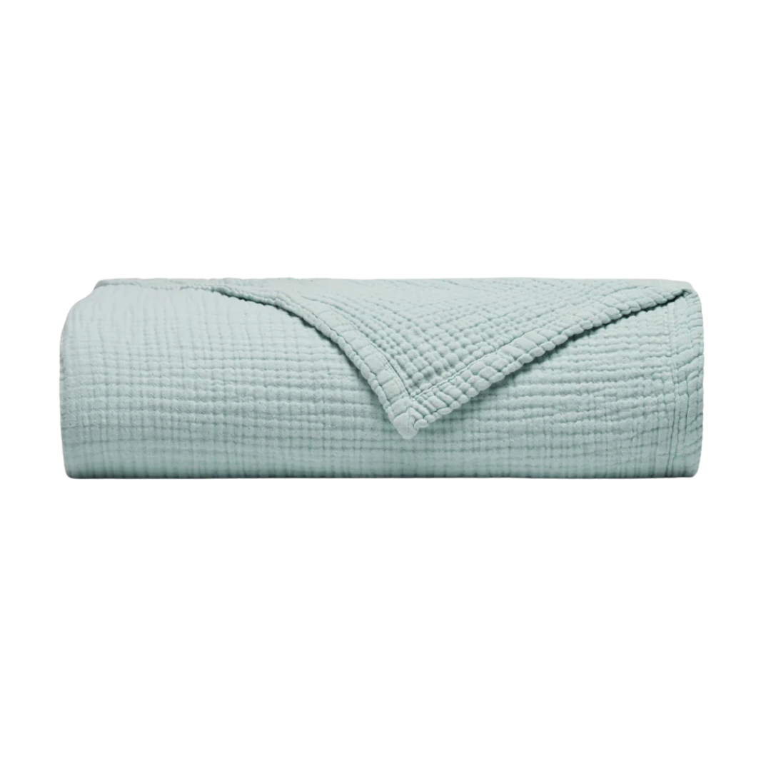 Cotton Gauze Blanket - Tide / Baby