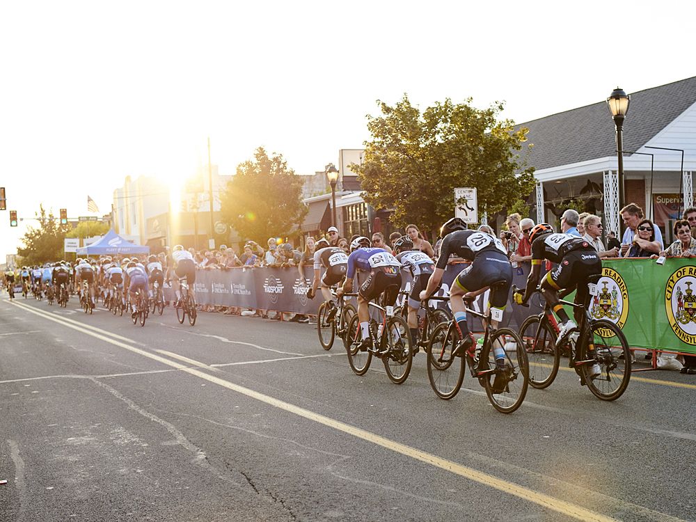 Late in the race the field began straining to hold together under pressure being applied at the front