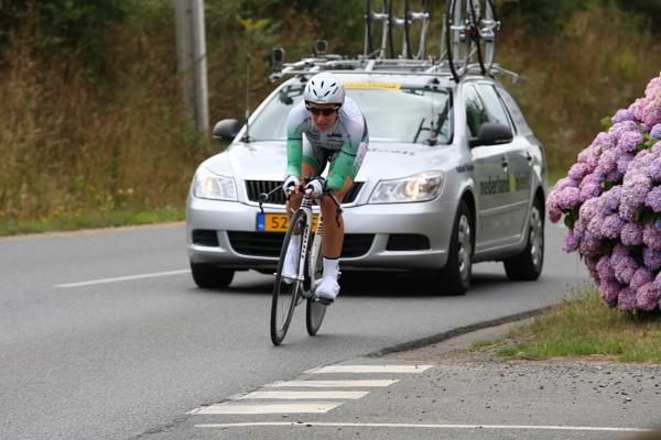 Second fastest was Annemiek Van Vleuten (Nederland Bloeit).