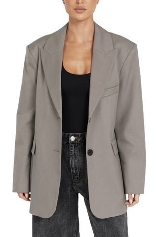 Harley Smoke Oversized Boyfriend Blazer