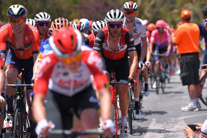 Will Clarke (Trek-Segafredo) on stage 1 of the 2019 Tour Down Under
