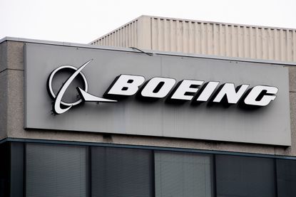 Boeing logo in Maryland