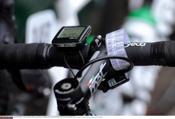 Team Europcar's reminders of the pave sectors