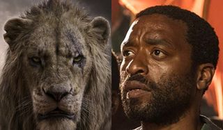 The Lion King Scar and Chiwtel Ejiofor side by side