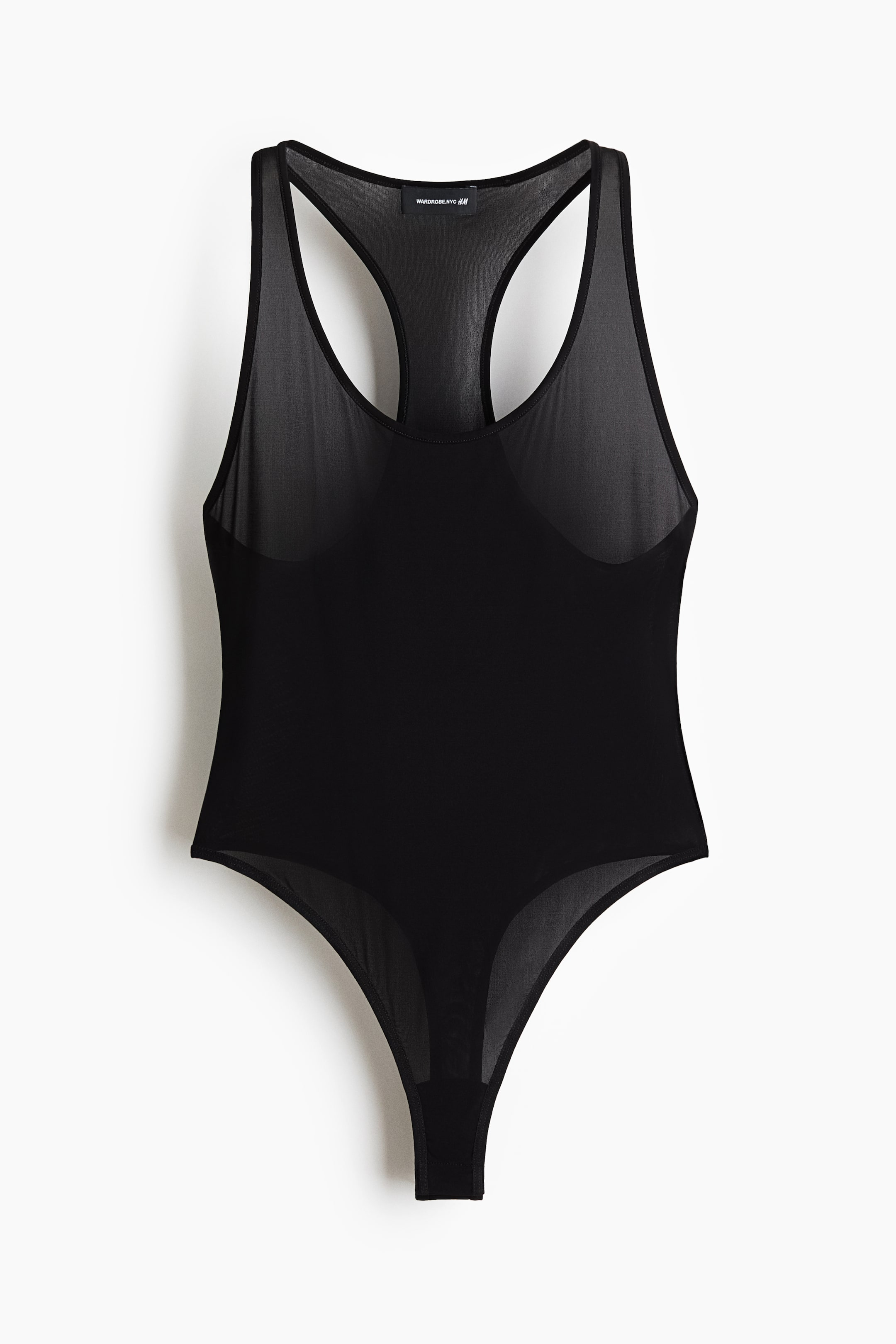 Sheer Sleeveless Bodysuit