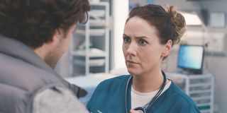 Elinor Lawless plays Stevie Nash in Casualty