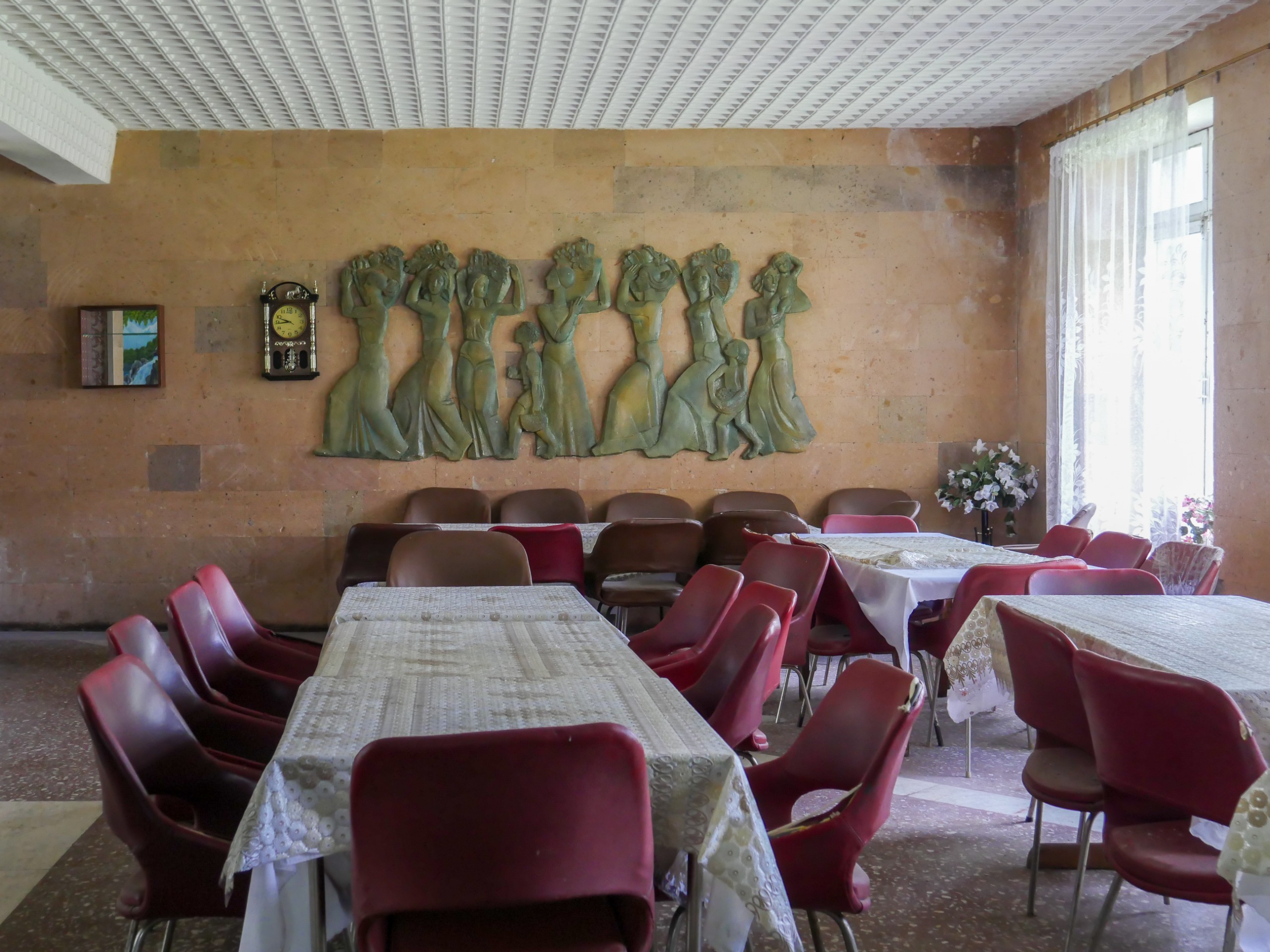 Inside the Hotel Karap, Armenia