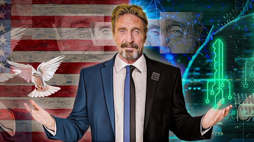 John McAfee is back from the grave as some sort of AI ghoul-slash-memecoin, and his widow’s picking a fight with Elon Musk