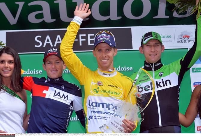 The final overall podium