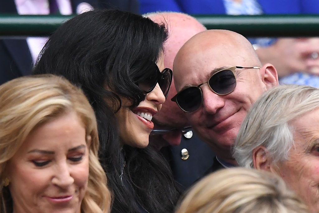 Jeff Bezos and Lauren Sanchez.