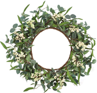 Artificial Eucalyptus Wreath 20inch&nbsp;for $17.99, at Amazon