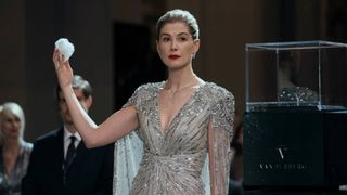 Rosamund Pike as Veronika Vanderberg in Now You See Me: Now You Don't