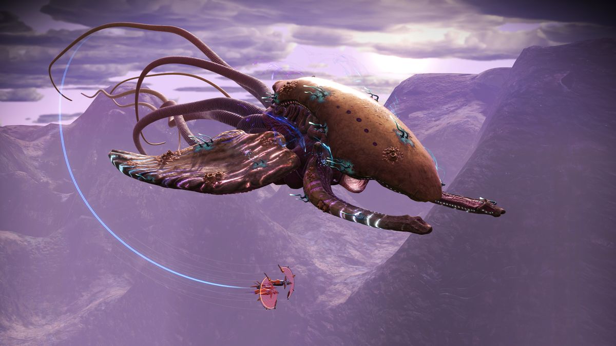 No Man's Sky space whale Leviathan expedition