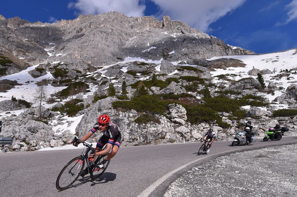 Georg Preidler descending during stage 14
