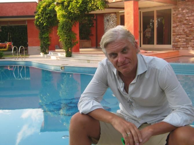 Tinkoff-Saxo owner Oleg Tinkov in Tuscany.