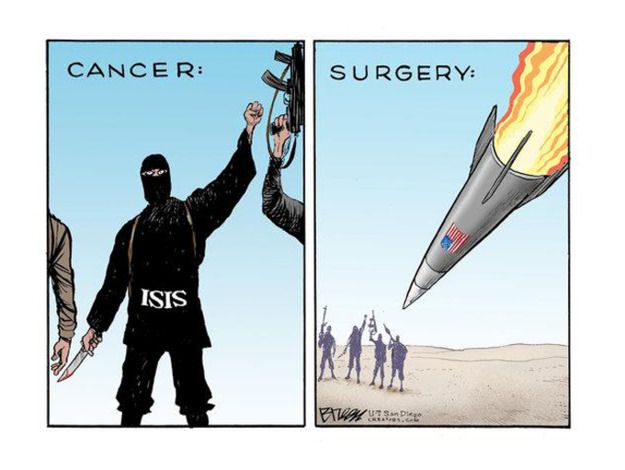 Editorial cartoon world ISIS