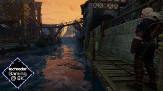 Screenshot of Witcher 3 showing new graphical effects