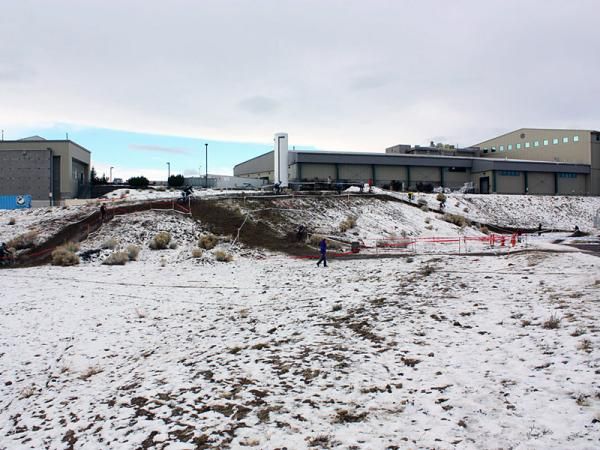 Yesteryday's run-up section has also been modified with an additional section added on across the slope of the hill instead of turning right back down.