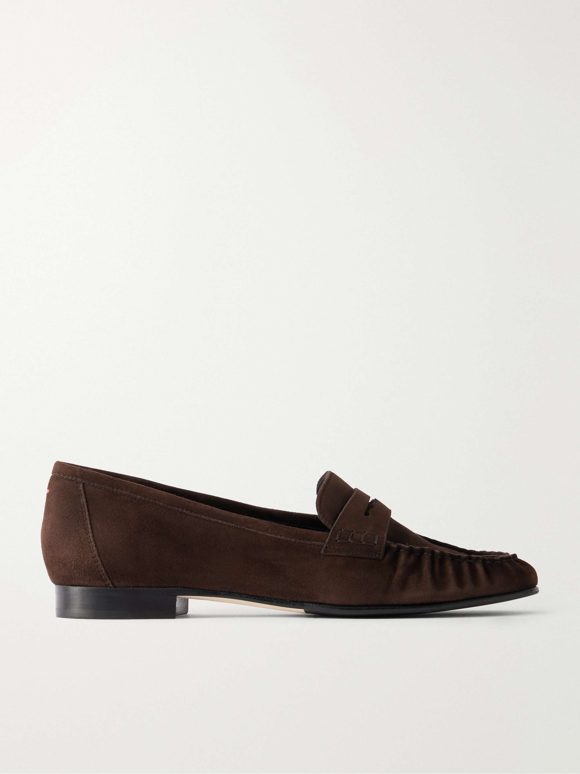 Aldous Suede Penny Loafers