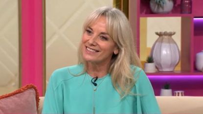 Tamzin Outhwaite appearing on Lorraine